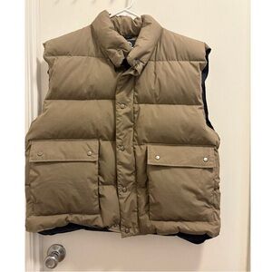 Men's Tan Puffer Vest
